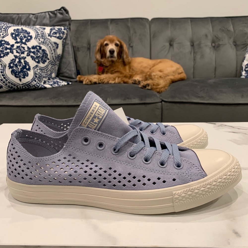 Converse All Star Perforated Blue 160461C Sz 10